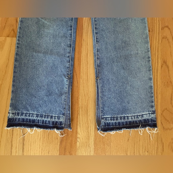 SoundStyle Hope High Rise Straight Jeans – Distressed Medium Wash Sz 10 - Picture 8 of 11